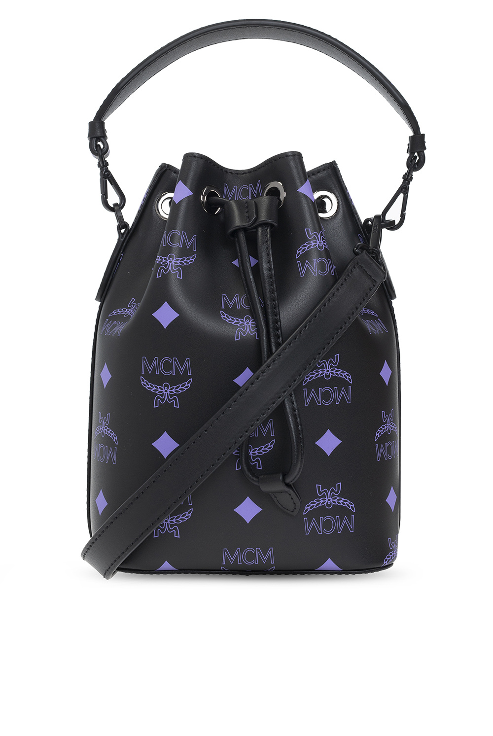 Mcm top bucket bag